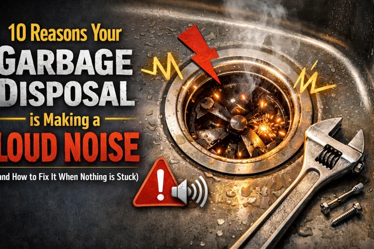 Read more about the article 10 Reasons Your Garbage Disposal is Making a Loud Noise (and How to Fix It When Nothing is Stuck)