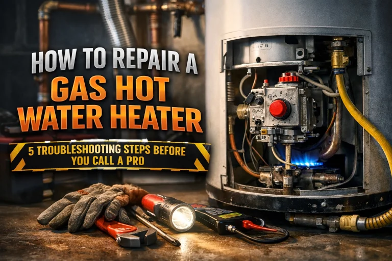 Read more about the article How to Repair a Gas Hot Water Heater: 5 Troubleshooting Steps Before You Call a Pro